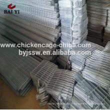 Cages de batterie de volaille de poulet de couche de 4 couches pour la ferme nigériane